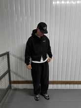 Load image into Gallery viewer, ZIP UP HOODIE (black)