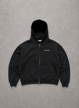 Load image into Gallery viewer, ZIP UP HOODIE (black)
