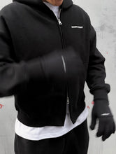 Load image into Gallery viewer, ZIP UP HOODIE (black)
